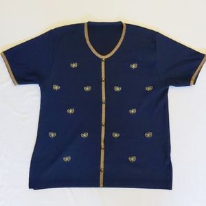 Vintage Short Sleeve Vest